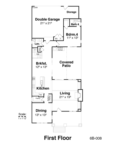First Floor image of KIMBERLY II House Plan